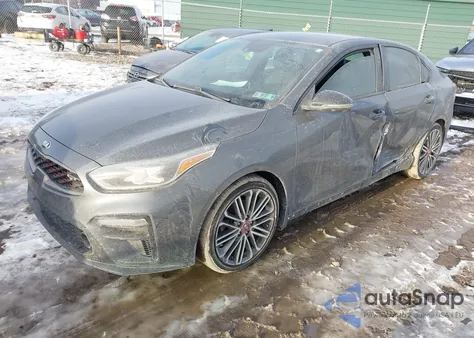 2021 Kia Forte Gt из США, поврежденный, VIN 3KPF44AC1ME287845